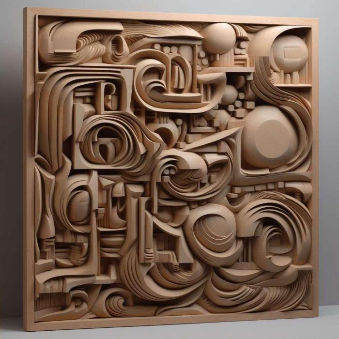 نموذج ثلاثي الأبعاد لآلة CNC 3D Art 